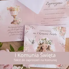Jak napisać zaproszenie na Komunię: wzory i porady