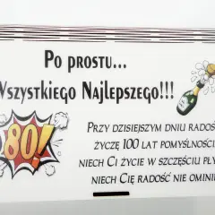 Piękne życzenia na 80. urodziny: wzruszające, zabawne, dla bliskich