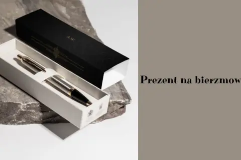 Eleganckie pióro w ozdobnym pudełku, idealny prezent na bierzmowanie.