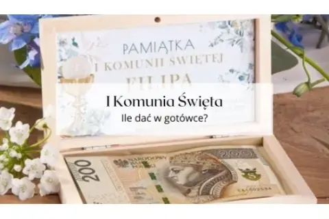 Ile dać na komunię w 2026? Praktyczne widełki i porady