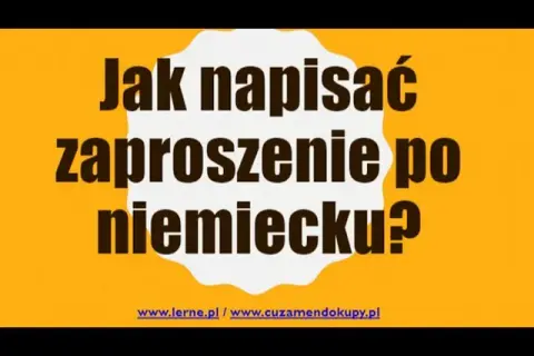 Jak napisać zaproszenie po niemiecku? Wzory i zasady