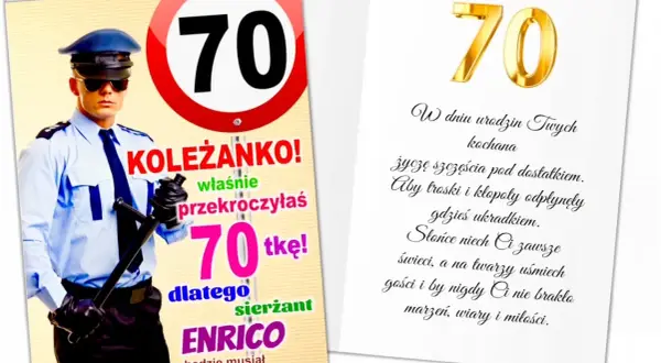 Życzenia na 70. urodziny: Wzruszające, zabawne, dla każdego!