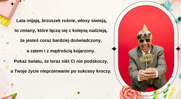Śmieszne życzenia na 40. urodziny: Gotowe teksty dla każdego