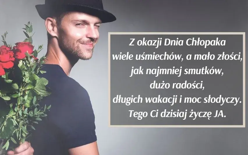 Życzenia na Dzień Chłopaka: gotowe teksty, które zachwycą