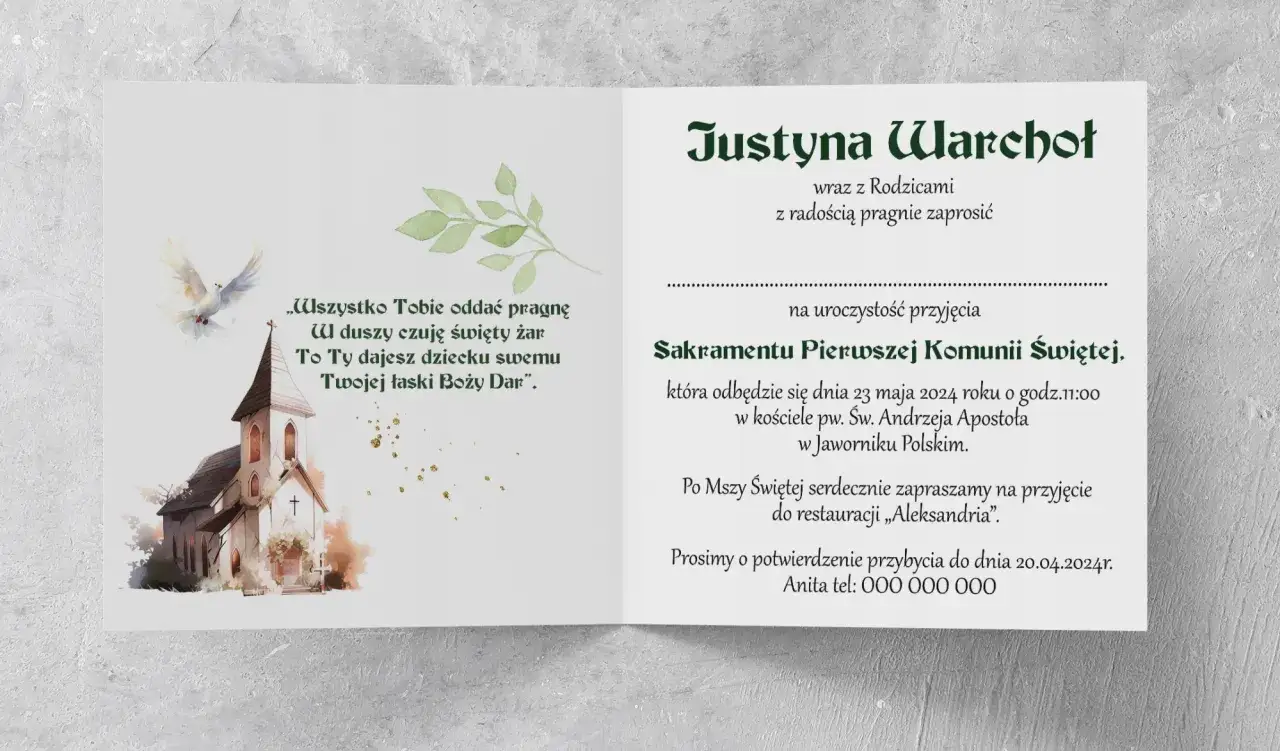 Zdjęcie Jak napisać zaproszenie na Komunię: wzory i porady