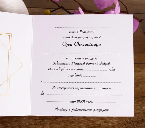 Jak wypełnić zaproszenie na komunię? Praktyczny przewodnik